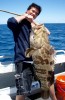 My friend Stan's estimated 18-20kg Kalbarri Estuary Cod 251108